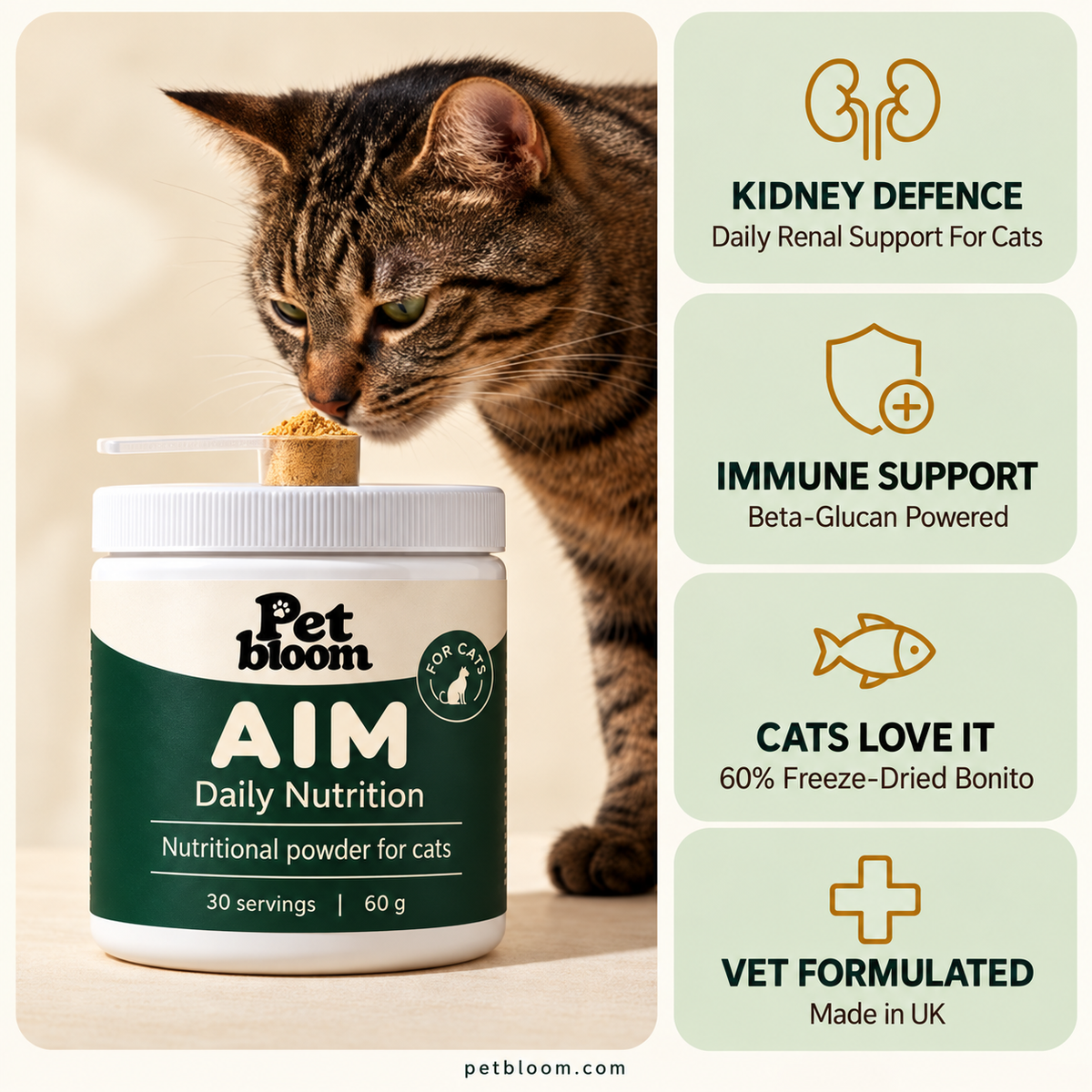 Petbloom AIM – Kidney & Immune Support